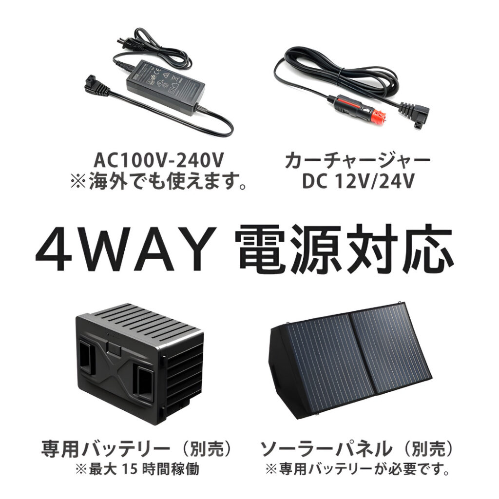 4つの電源